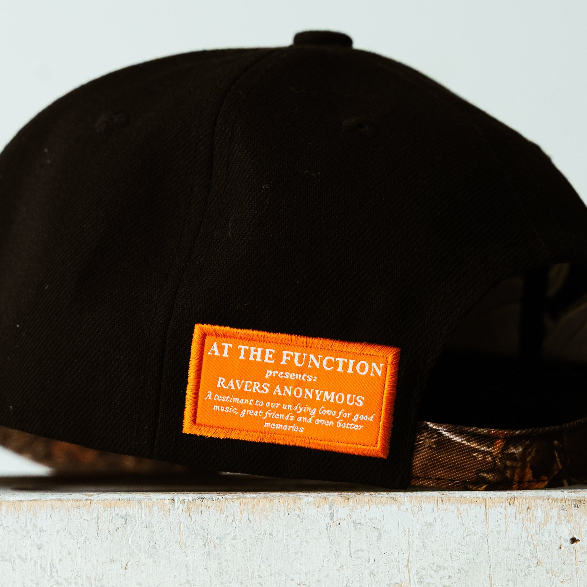 Ravers Anonymous 2.0 Camo Flame Hat