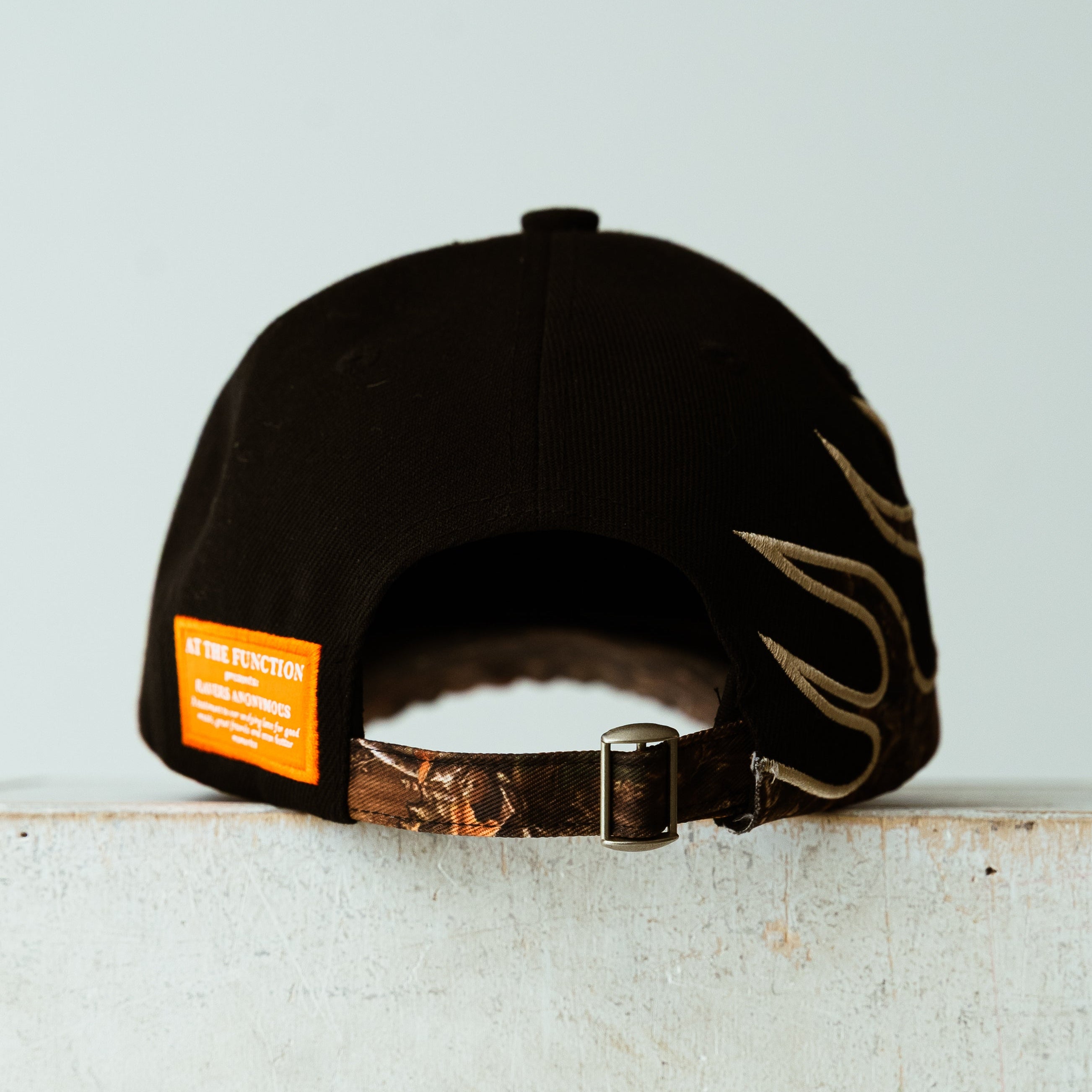 Ravers Anonymous 2.0 Camo Flame Hat