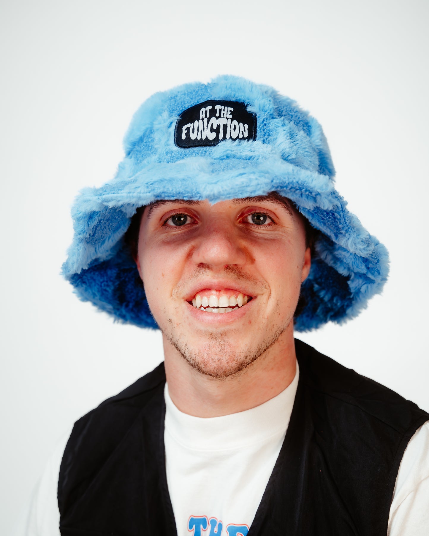 Baby Blue Fuzzy Bucket Hat