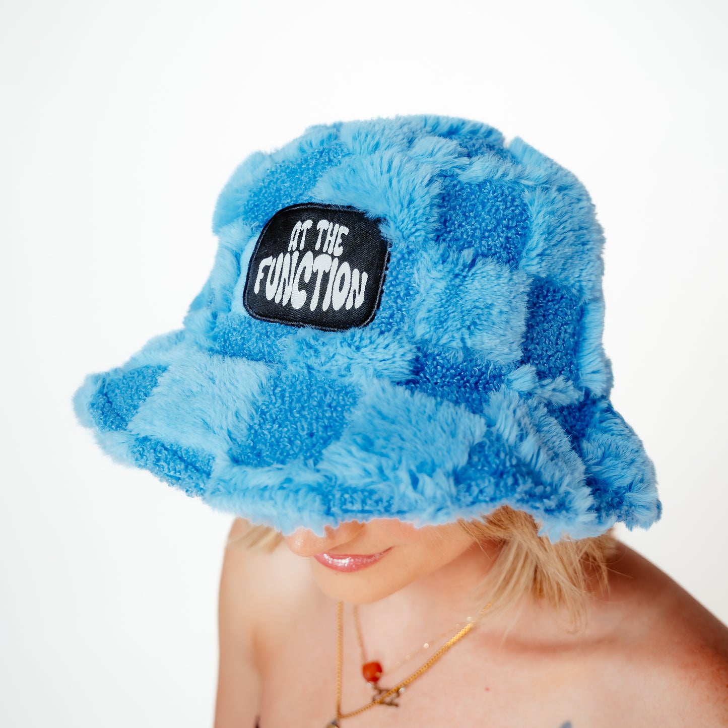 Baby Blue Fuzzy Bucket Hat