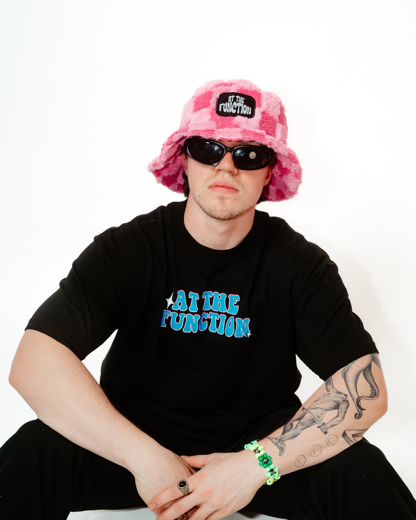 Pink Fuzzy Bucket Hat