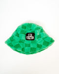 Green Fuzzy Bucket Hat
