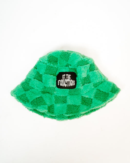 Green Fuzzy Bucket Hat