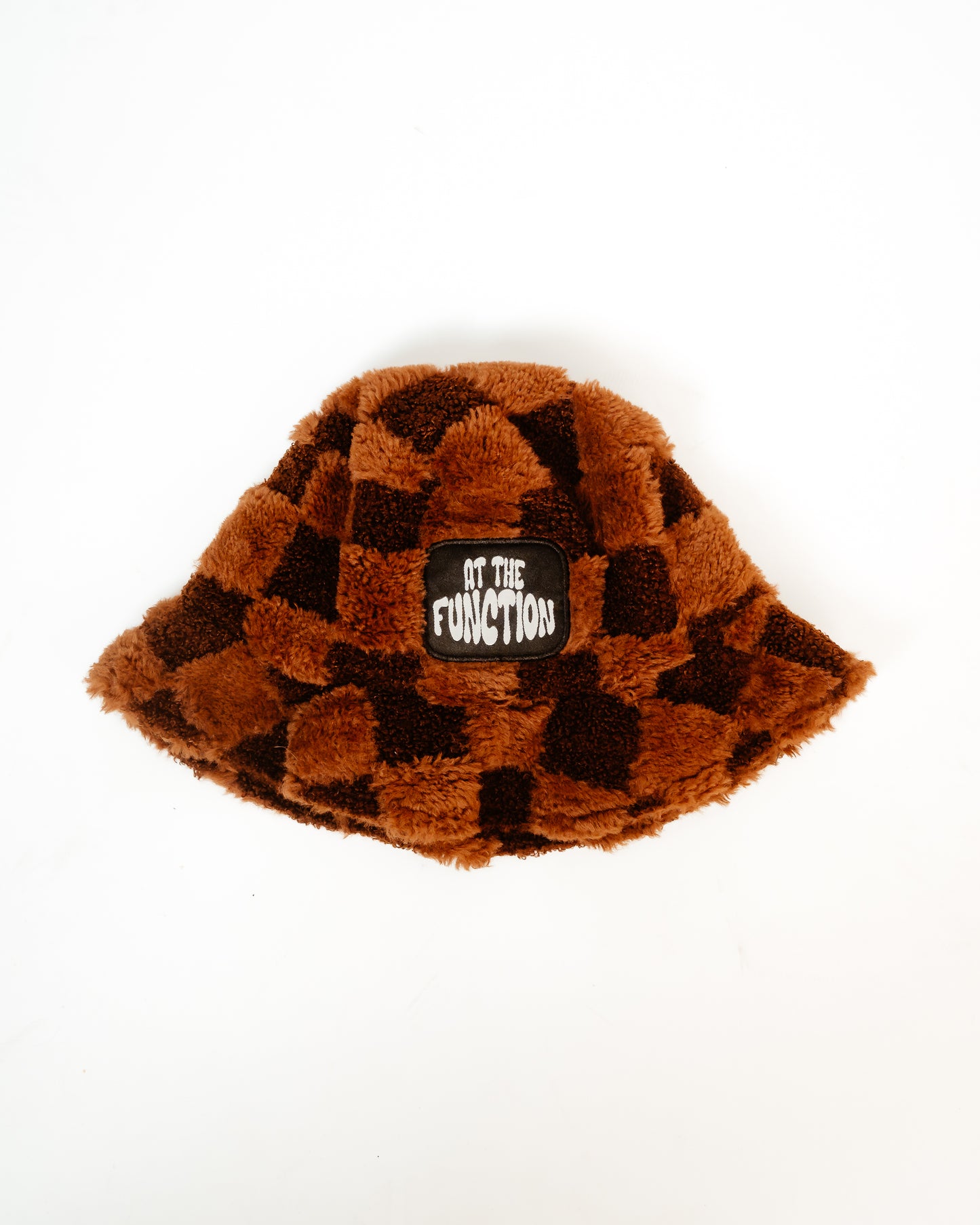 Brown Fuzzy Bucket Hat