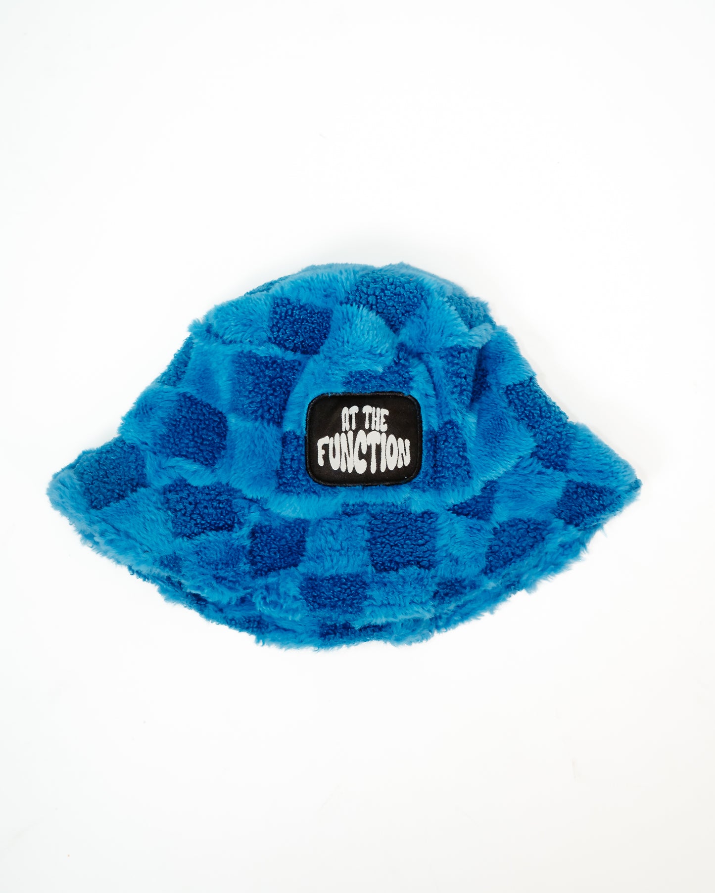 Royal Blue Fuzzy Bucket Hat