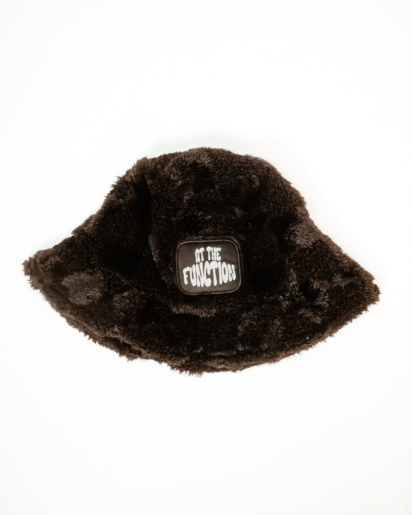 Black Fuzzy Bucket Hat