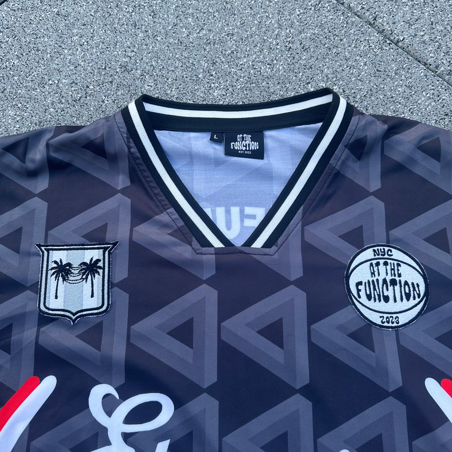 Electric Paradise Soccer Jersey (Black)