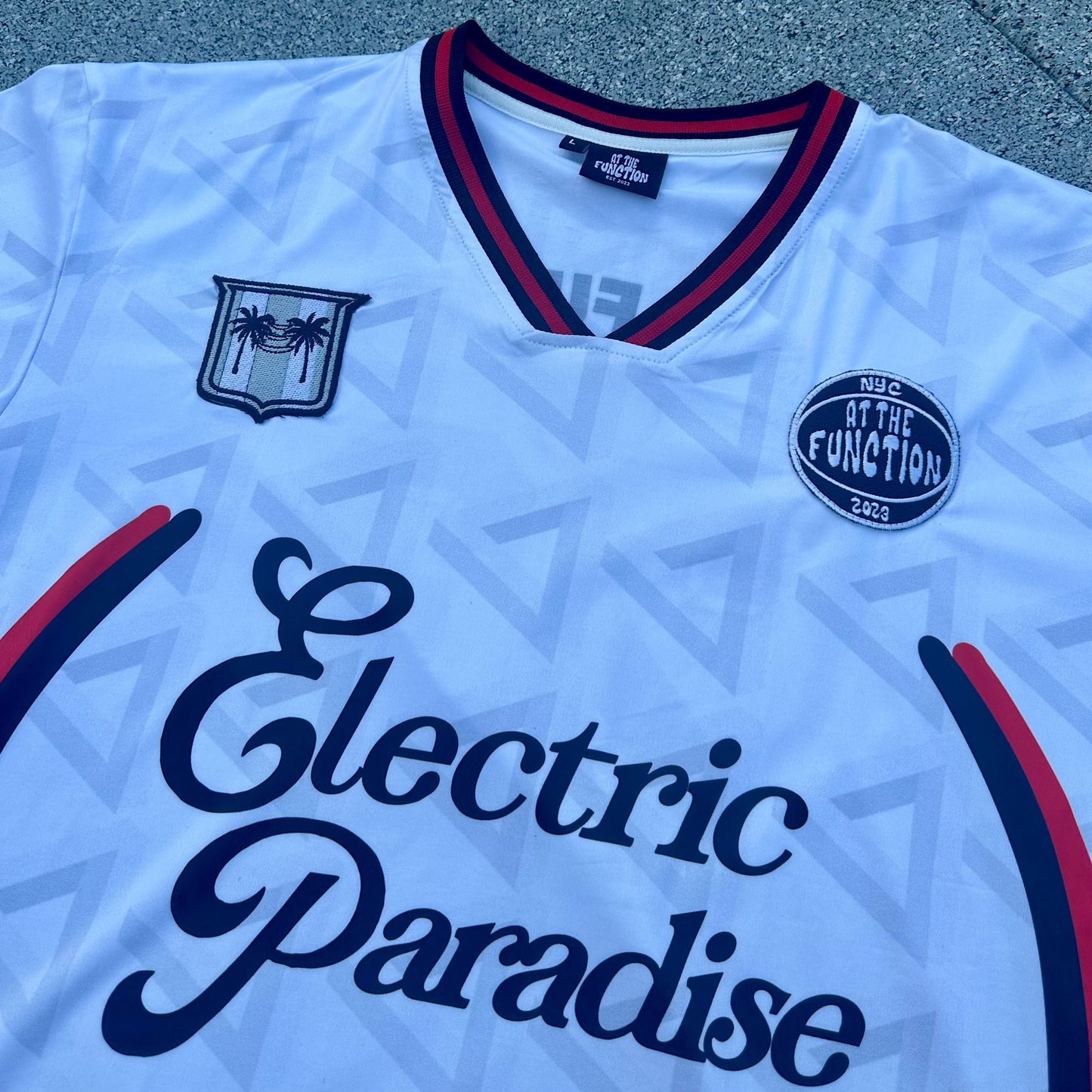 Electric Paradise Soccer Jersey (White)